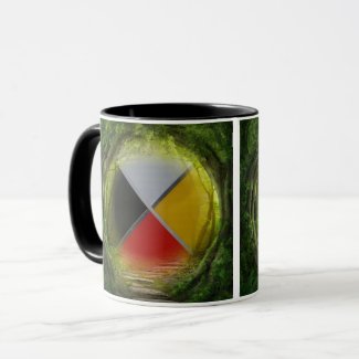 Forest Medicine Wheel Small Combo Mug