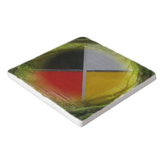 Forest Medicine Wheel Trivet