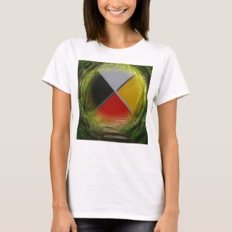 Forest Medicine Wheel Women's Basic T-Shirt