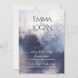 Forest Mist Invitation