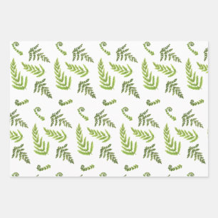Forest mix wrapping paper sheet