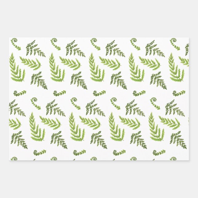 Forest mix wrapping paper sheet (Front)