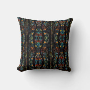 Forest Mosaic Throw Pillow