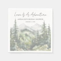 Forest Mountain Adventure Bridal Shower