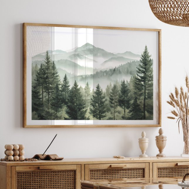 Forest Mountain Landscape Poster (Creator Uploaded)