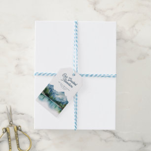 Forest Mountain Rustic Adventure Baby Shower Gift Tags