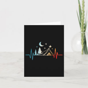 Forest Mountains Nature Heartbeat Outdoor Hiking C Card