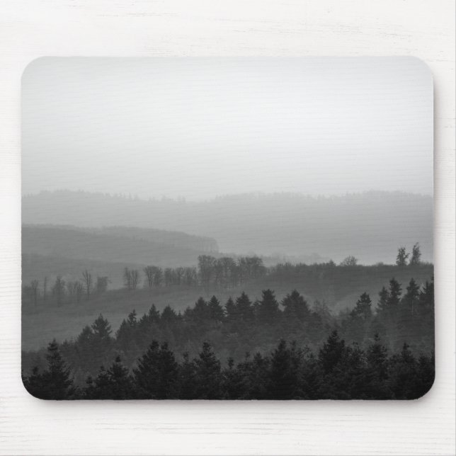 Forest Mountains Nature Photo Mouse Pad (Front)