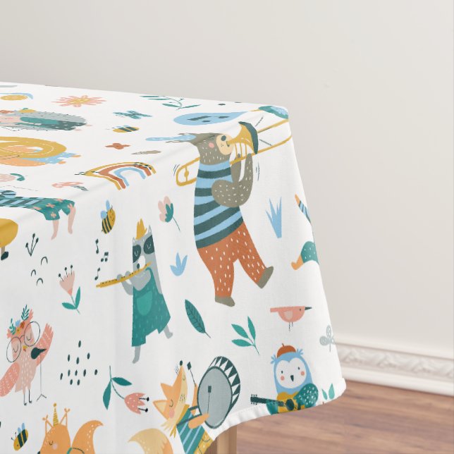 Forest Music Band Tablecloth (In Situ)