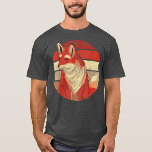 Forest Nature Animal Lover Retro Wildlife Fo T-Shirt