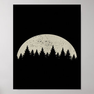 Forest Nature Outdoor Retro Environmental Protecti Poster