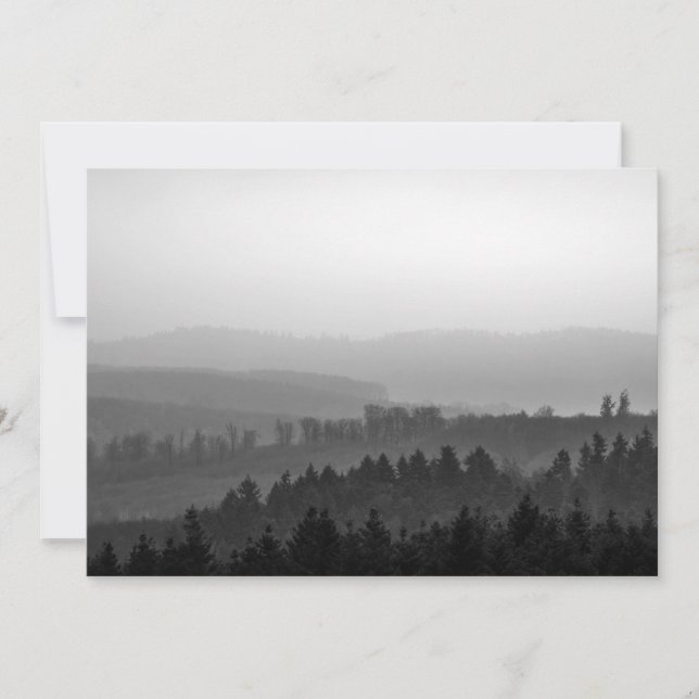 Forest Nature Photo Card (Front)