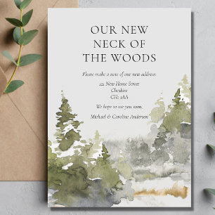 Forest New Neck of the Woods Change of Address Announcement
