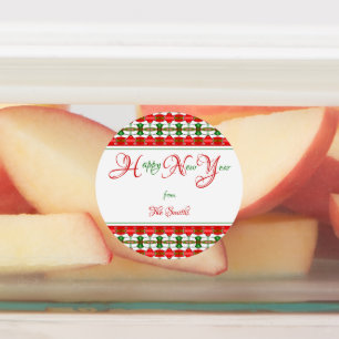 Forest New Year Food Labels