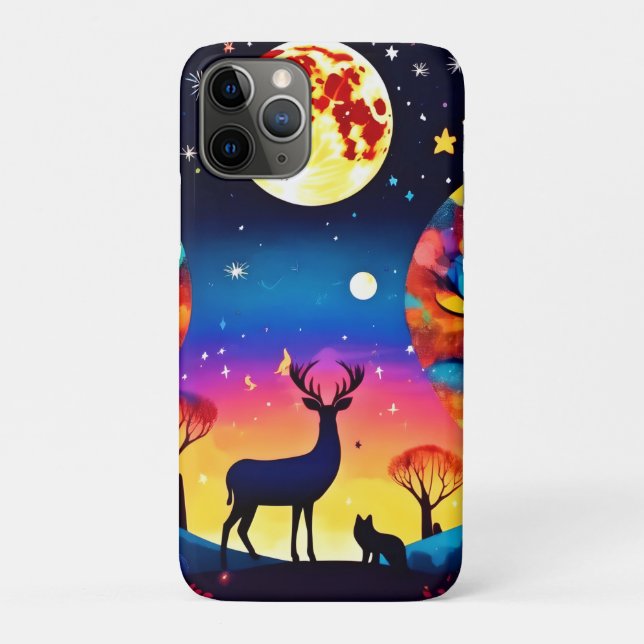 Forest Night Glow Case-Mate iPhone Case (Back)