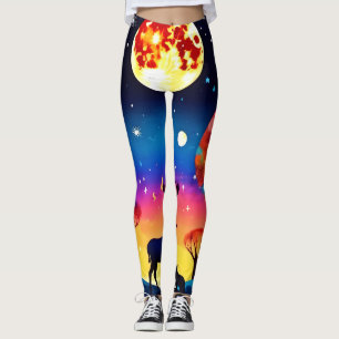 Forest Night Glow Leggings