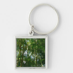 Forest of Palm Trees Tropical Nature Keychain