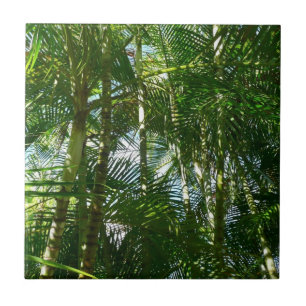 Forest of Palm Trees Tropical Nature Tile