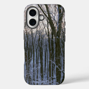 Forest of Snowy Trees iPhone 16 Case