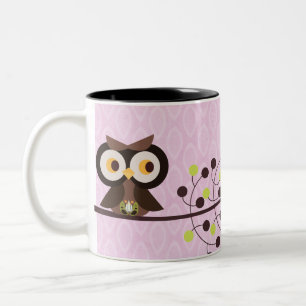 Forest Owl Woodland Hoot Night Coffee Mug Cup
