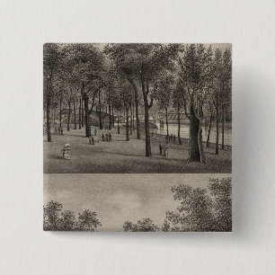 ForeSt. Park, Ottawa, Kansas 2 Inch Square Button