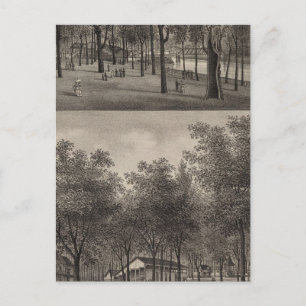 ForeSt. Park, Ottawa, Kansas Postcard