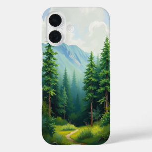 Forest Path: A Serene Escape iPhone 16 Case