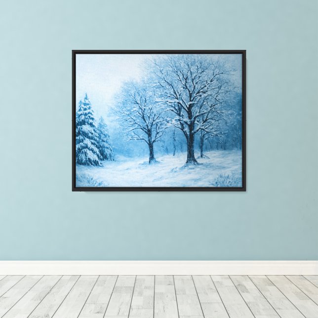 Forest Path Landscape Wall Art (Insitu(Wood Floor))