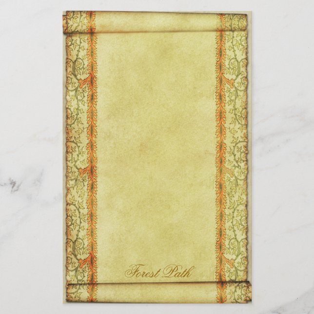 Forest Path - Medieval Stationery (Front)