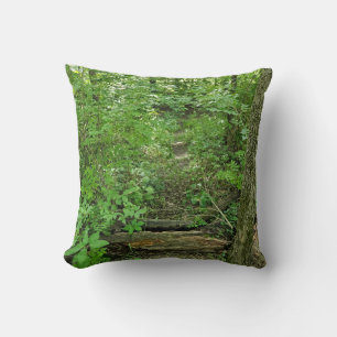 Forest path MSP Throw Pillow