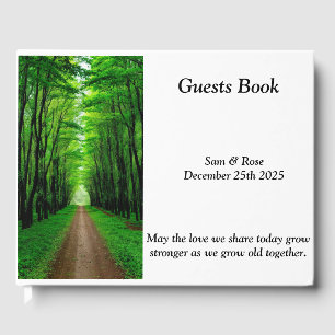 Forest Pathway Guest Book