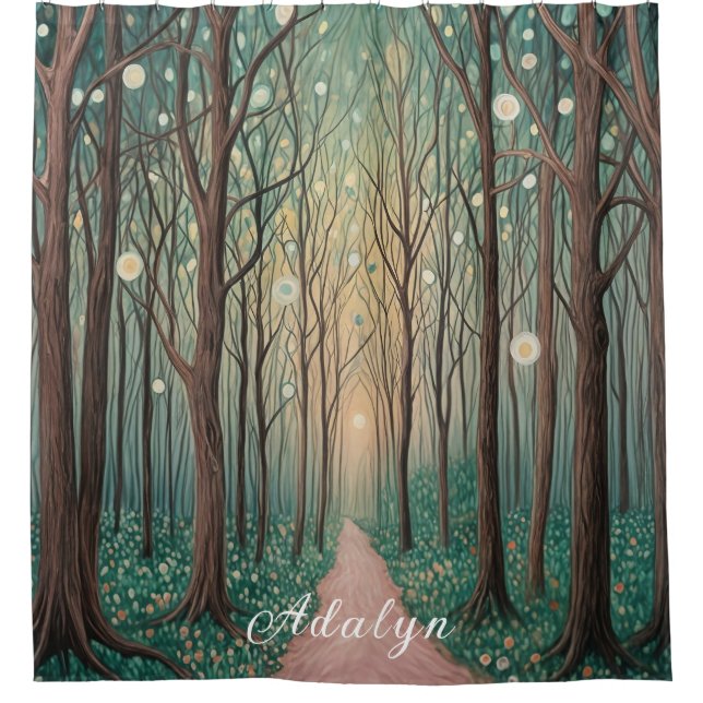 Forest Phantoms: Floating Lights in the Night Wood (Front)