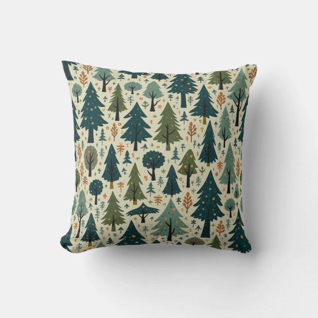 forest pillow cushion (Front)