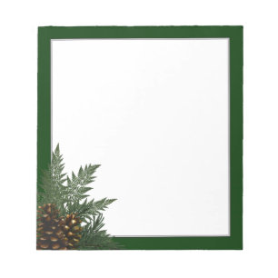 Forest Pine & Ferns Notepad