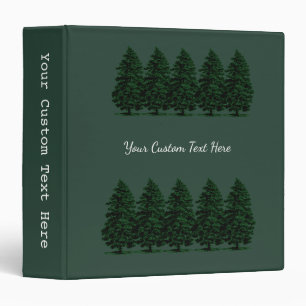 Forest Pine Trees Binder