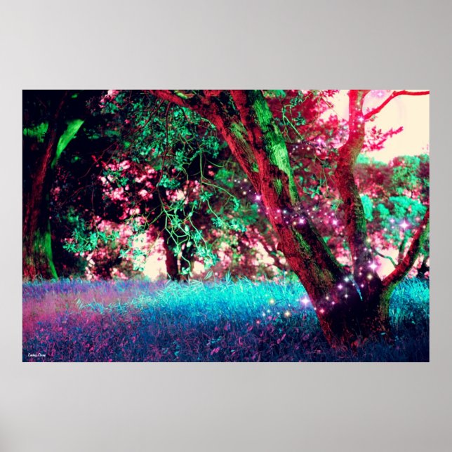 Forest Poster - Large (33" x 22") (Front)