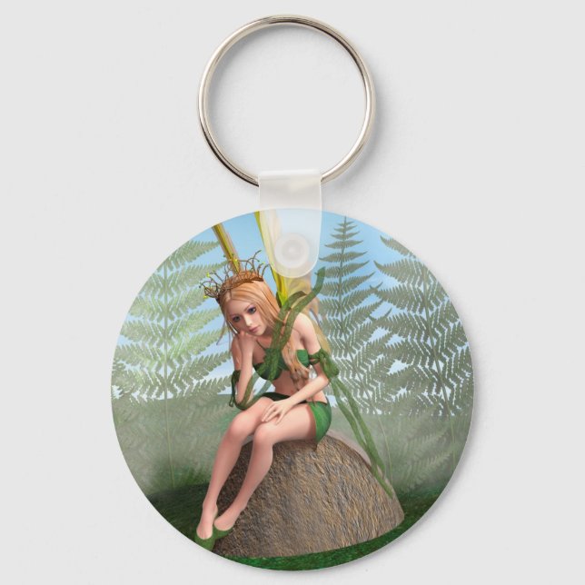 Forest Princess, Fairy Butterfly Keychain (Front)
