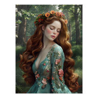 Forest Princess Fantasy Poster – Ren Faire Muse
