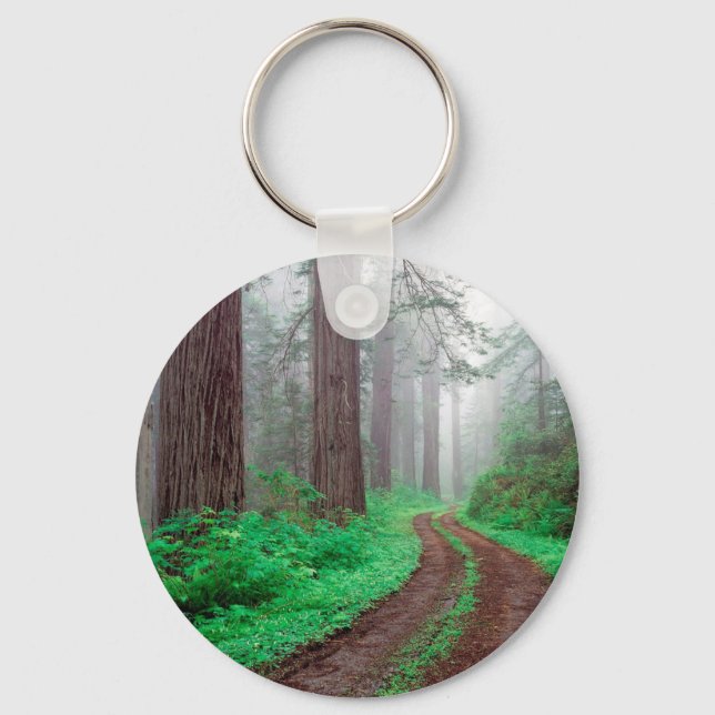 Forest Redwood Keychain (Front)