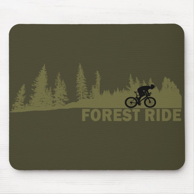 Forest ride mouse pad (Front)
