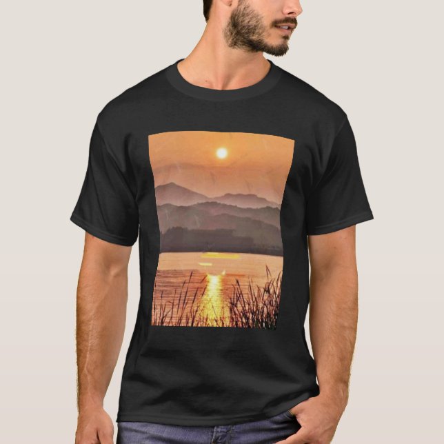 forest river and hill T-Shirt (Front)