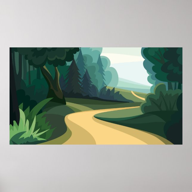 Forest road poster (Front)