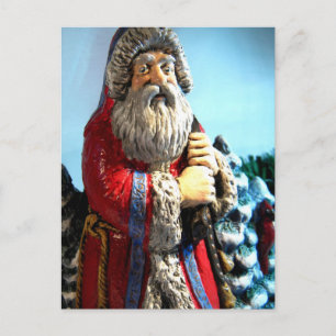 Forest Santa Holiday Postcard