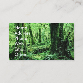 Forest Scene Business Card