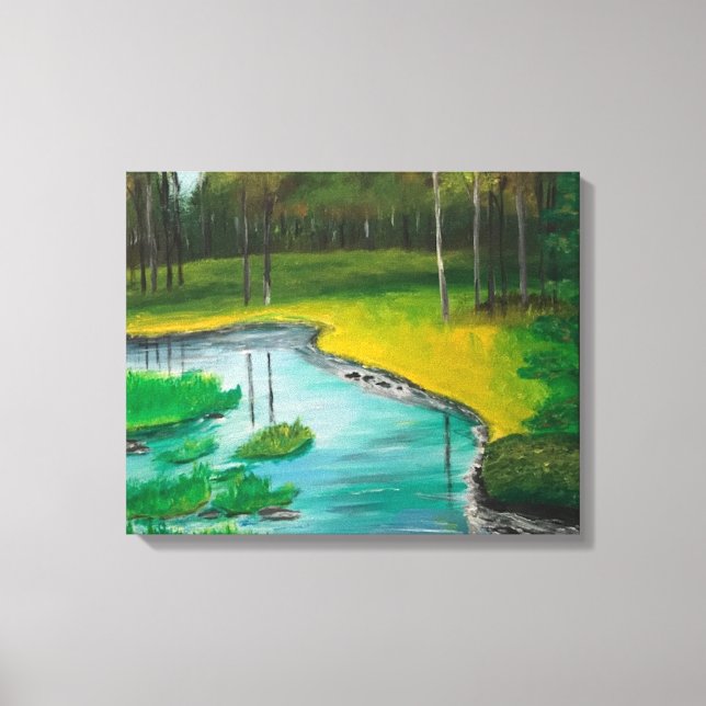 Forest Scene Canvas Print (Front)