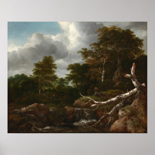 Forest Scene - Jacob van Ruisdael Fine Art Poster