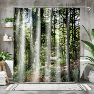 Forest Scene With Chipmunk And Elk