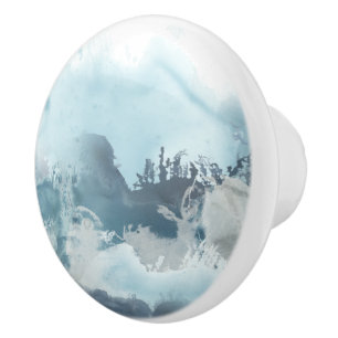 Forest Sea Ceramic Knob