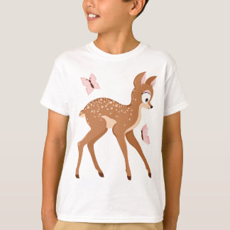 Forest series fawns baby deer girl T-Shirt