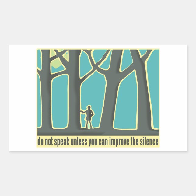 Forest Silence Sticker (Front)
